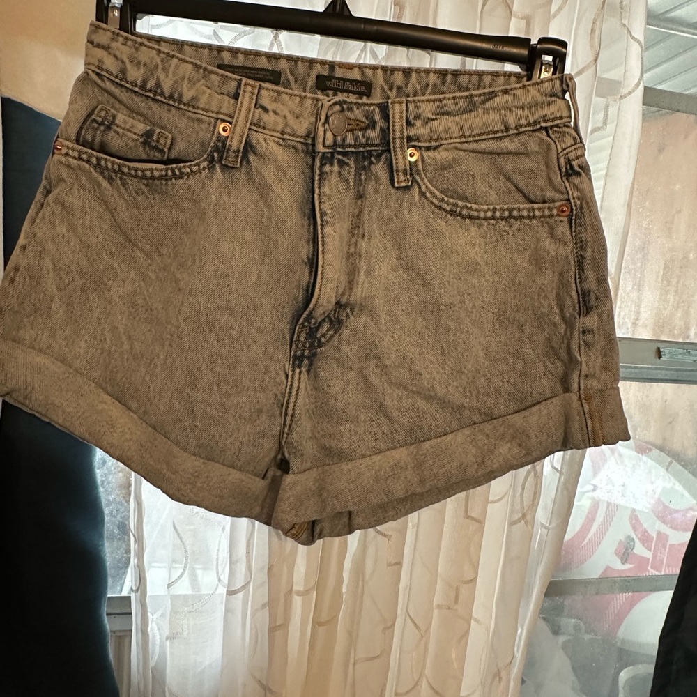 Wild Fable Denim Cuffed Shorts. - Picture 7 of 10